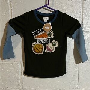 Mudpie Farmfresh Waffle Tee- 2T/3T
